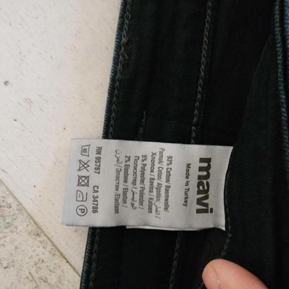 NWT MAVI Dark wash matt relaxed Straight leg 38 30 jeans denim - Picture 4 of 6
